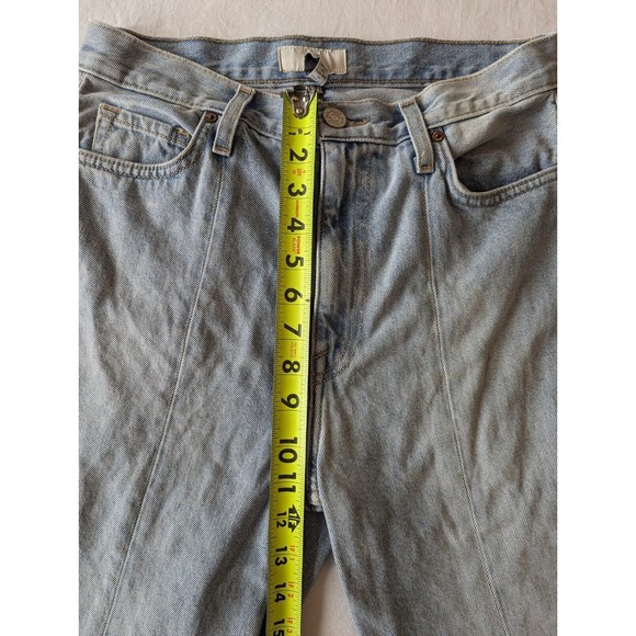 Joie Jeans Womens 28 Charan Step Hem Crop High Waist Straight Cotton Light Blue - Picture 9 of 10